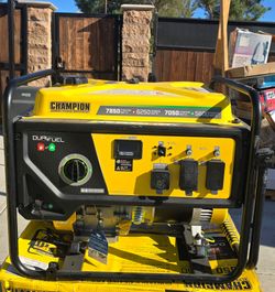 7850/6250-watt Recoil Start dual fuel portable generator