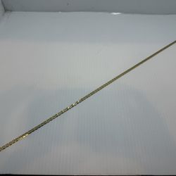 Men Gold Plated Mariner Chain 24”
