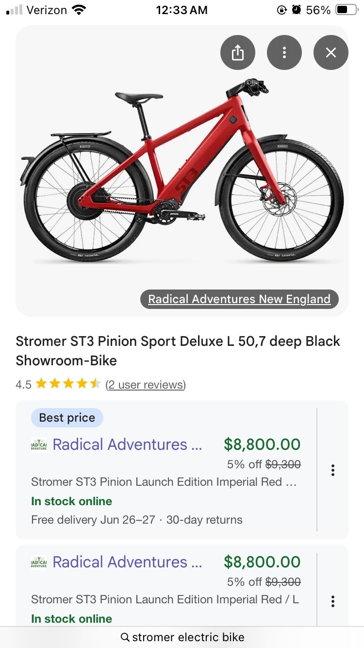 Stormer E. Bike