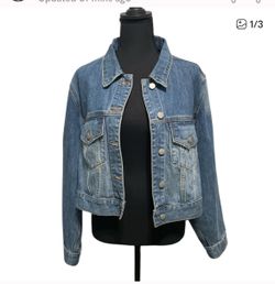Vintage Gloria Vanderbilt Jean Jacket XL 