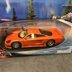 Saleen S7. 1:18 Scale Hotwheels Diecast Collectible Car. New Unopened.