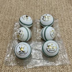 MIDS WHITE TEST LEATHER BALL WATER PROOF