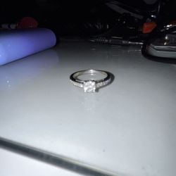 Authentic Diamonds Promise Ring (Size 7) 