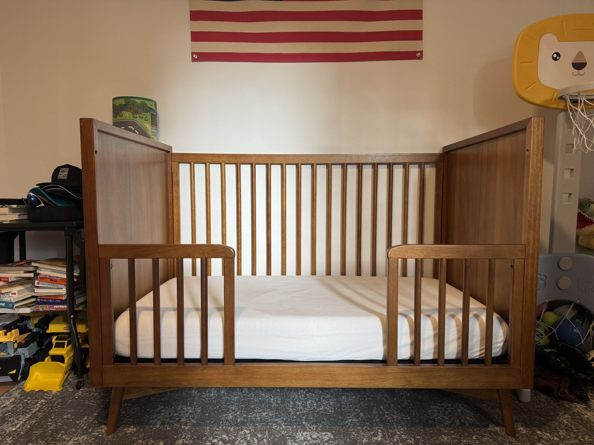 West Elm Mid-Century Convertible Baby/Toddler Crib