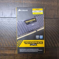 Corsair VENGEANCE LPX 16GB (2x8GB) DDDR4 DRAM 3200MHz Memory Module Kit - Black