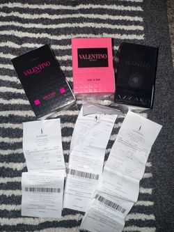 80$ Colognes With Recipts