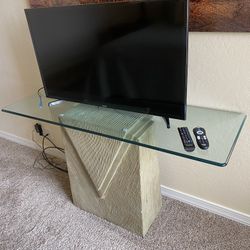 Glass TV Stand Or Sofa Table