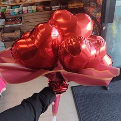 Balloon Bouquet Red Or Pink