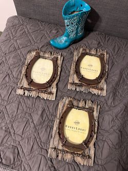 Hobby Lobby Rustic Western Picture Frames Set of 3