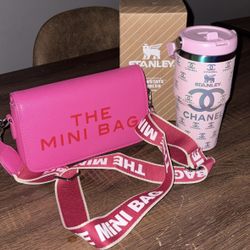 Hot Pink Mini Tote Bag Marc Jacob’s, Chanel Stanley Pastel Pink 20oz 