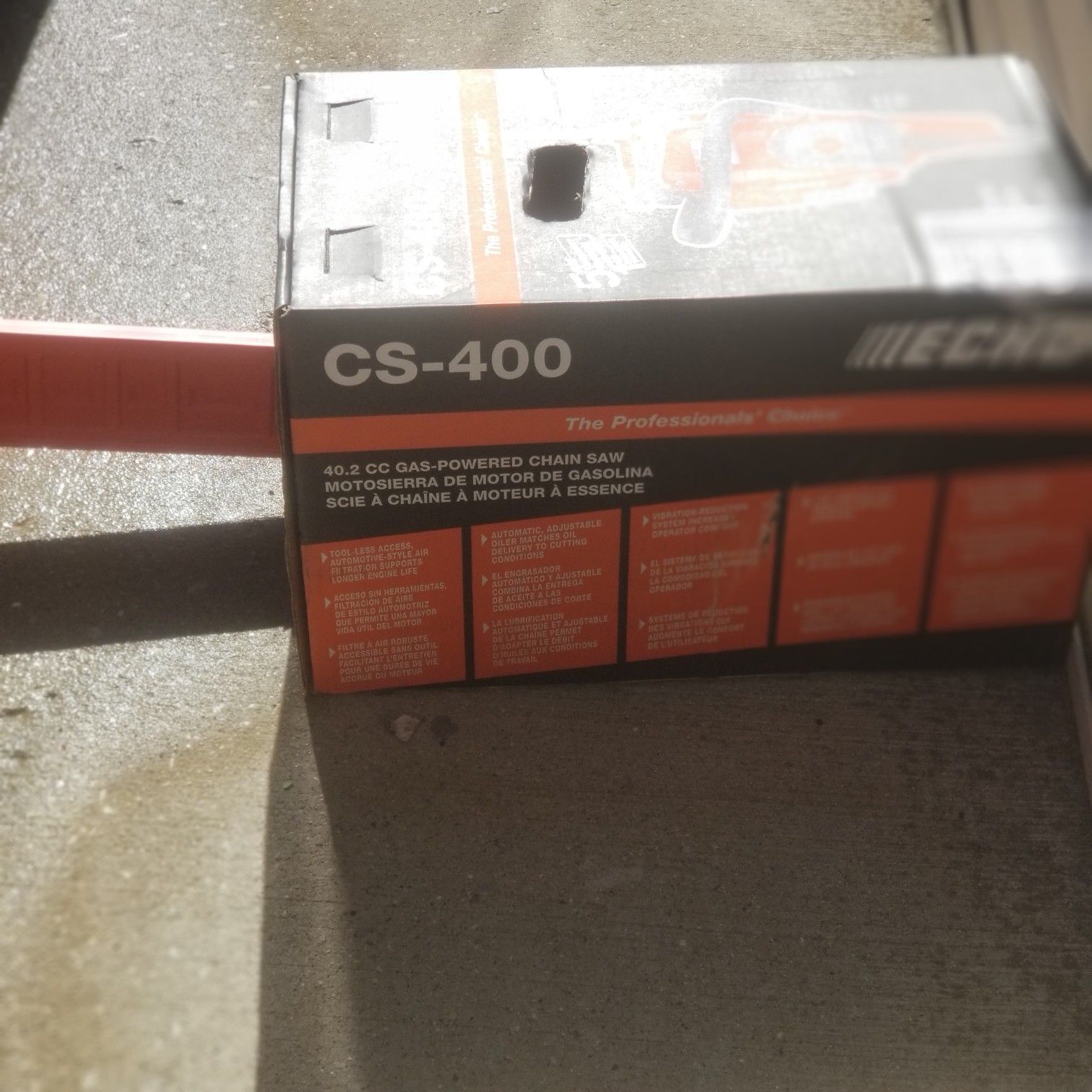Echo chainsaw cs-400 18"Bar