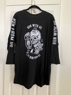 Black RIDE Snowboard Shirt XL