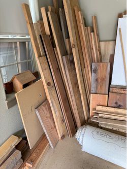 Large assortment of project and fire wood
