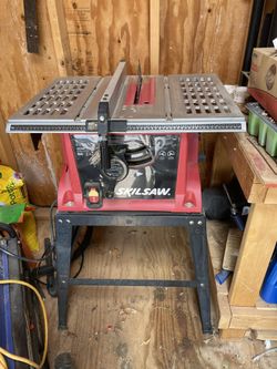 Skilsaw 3310 Table Saw With Steel Stand for Sale in Tucson AZ OfferUp