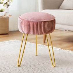 Dycanpo Pink Vanity Stool Vanity Chair 