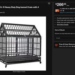 Heavy Duty For 70+lb Dog Crate 