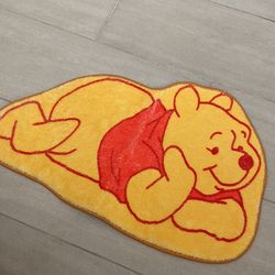 BNWT! Adorable Disney Plush Winnie The Pooh Bathroom And Bedroom Rug