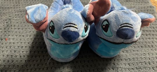 Stitch slippers size kids 11 1/2