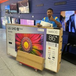 LG 86” UR80 4K HDR Smart Tv