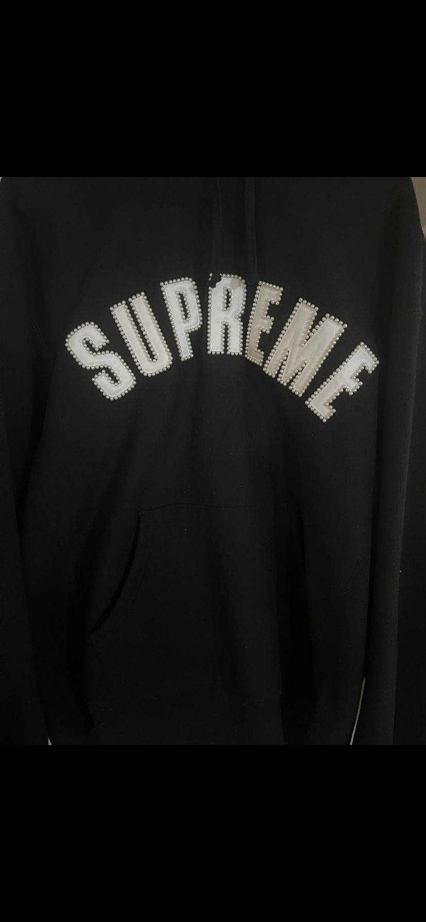 Supreme Hoodie (Black, Rare)