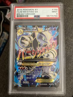 2015 Pokemon XY Break Through Mewtwo PSA 9