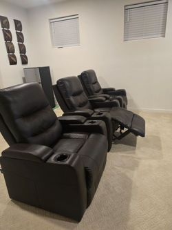 Leather Home Theater Chair - 3 available