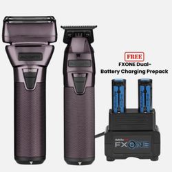 🔥 Combo Profesional BaBylissPRO FXONE: Shaver + Trimmer Inalámbricos con Base y Baterías 🔥