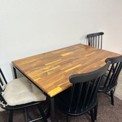 Dining Table And Chairs (set Of 4)
