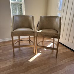 Verellen Leather Bar Stools