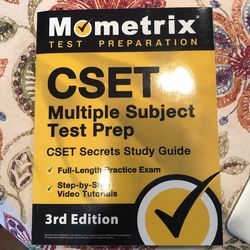 Mometrix test preparation see set multiple subject test prep brand new third edition