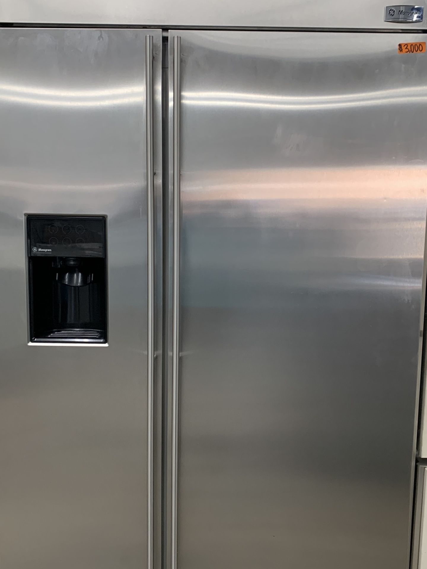 GE Monogram 48” Built In Refrigerator In Stainless Steel Used