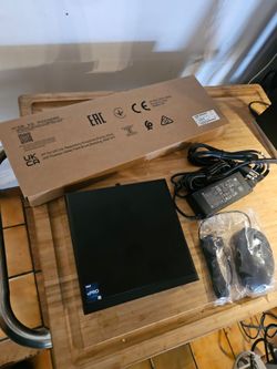 HP Elite Mini PC. Intel- i7-14TH Gen. CPU. 16GB Ram DDR5. 512GB NVMe m2 SSD.  Wi-Fi 6. Bluetooth . HDMI.