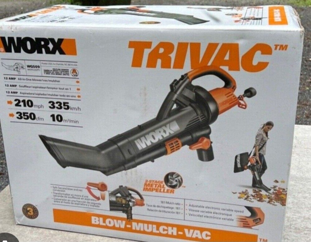 WORK Trivac Blow - Mulch - Vac