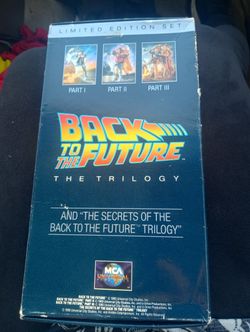 Back To The Future VHS Tapes Trilogy Set