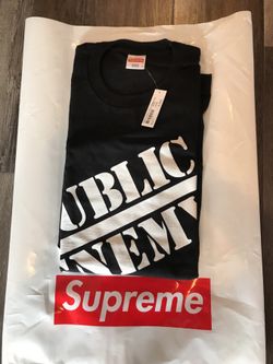 Supreme Public Enemy Tee Black Size L