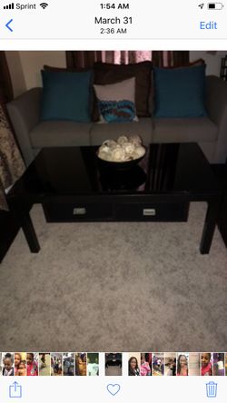 Smoked glass tv stand