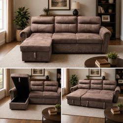 Sectional Couch/Bed/Storage