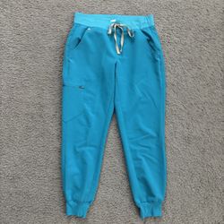 S/P FIGS Teal scrub pants
