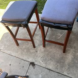 Stools Made Off Chairs 