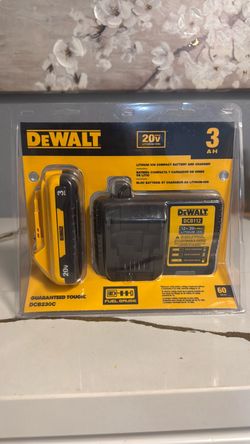 DeWalt 20V 3Ah Battery and Charger Kit