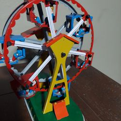 Antique Ferris Wheel  1950'S  Wind Up Toy.