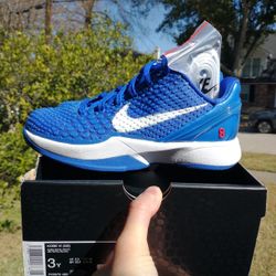 New Nike Kobe 6 Dodgers Gs Size 3y