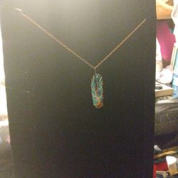 Rock Crystal Tree Of Life Pendant