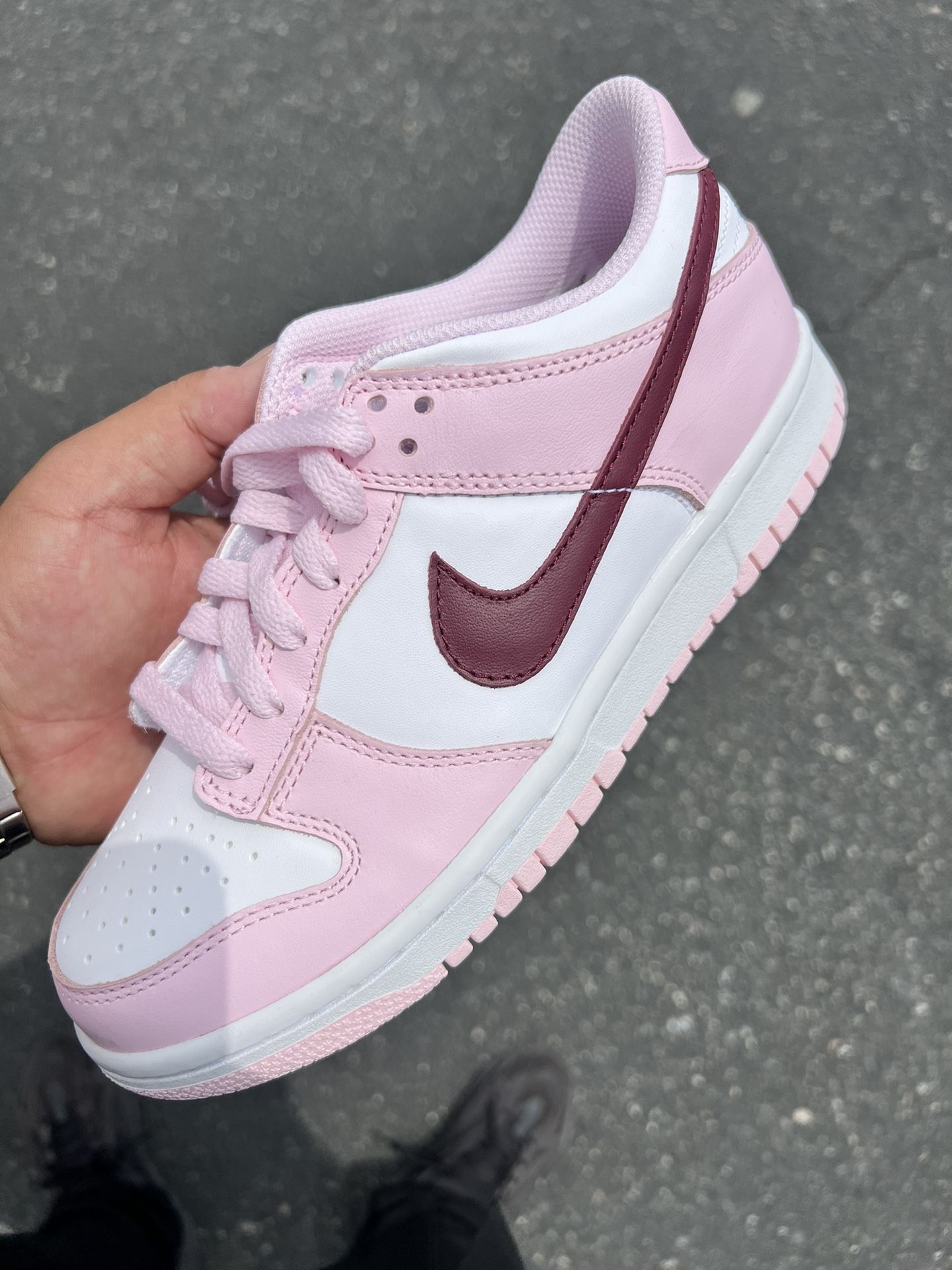 Nike Dunk Low Pink Foam Red White GS 7W - Main Image