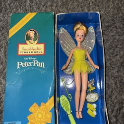 1998 Special Sparkles Tinker Bell Doll From Peter Pan
