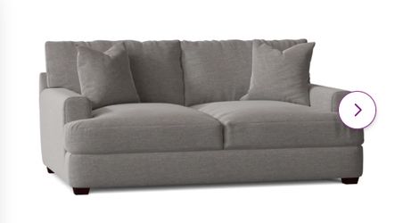 Small Taupe Loveseat 