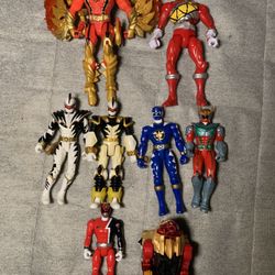 Power Ranger Action Figure Lot