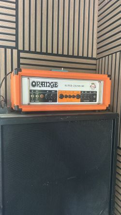 Orange Super Crush 100 + 4x12 Cab – Sale