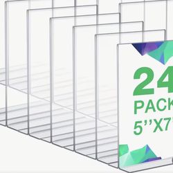 Acrylic sign holder 5x7 23 pcs