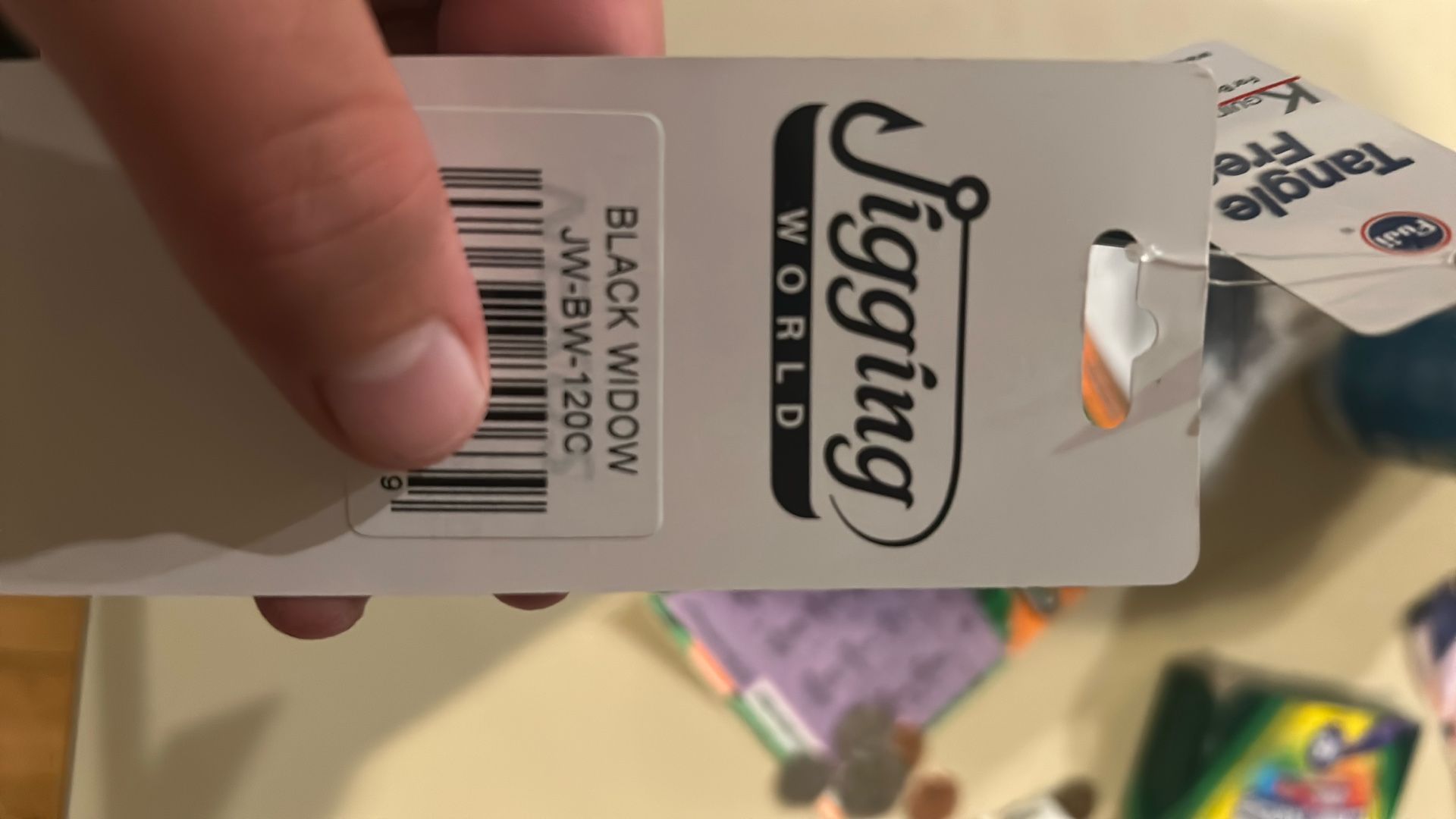 Brand New Tag On Jigging World Black Widow 1-4 Oz Rating 10-20 Lb Line Rating 7’0 Medium